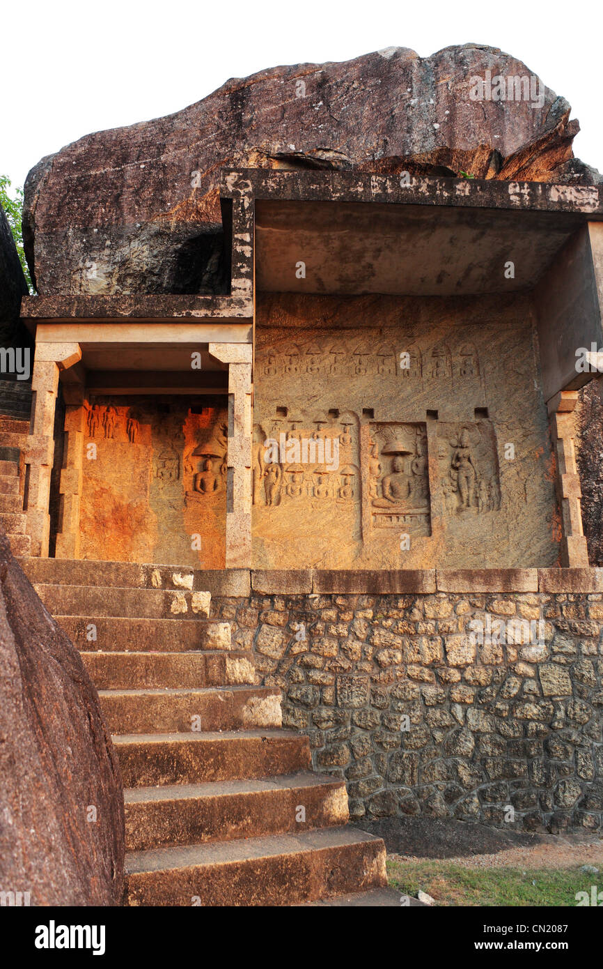 Biglietto Village è situato nel distretto di Kanyakumari, Tamil Nadu, India meridionale. Il tempio è stato uno dei più importanti centri Jaina Foto Stock