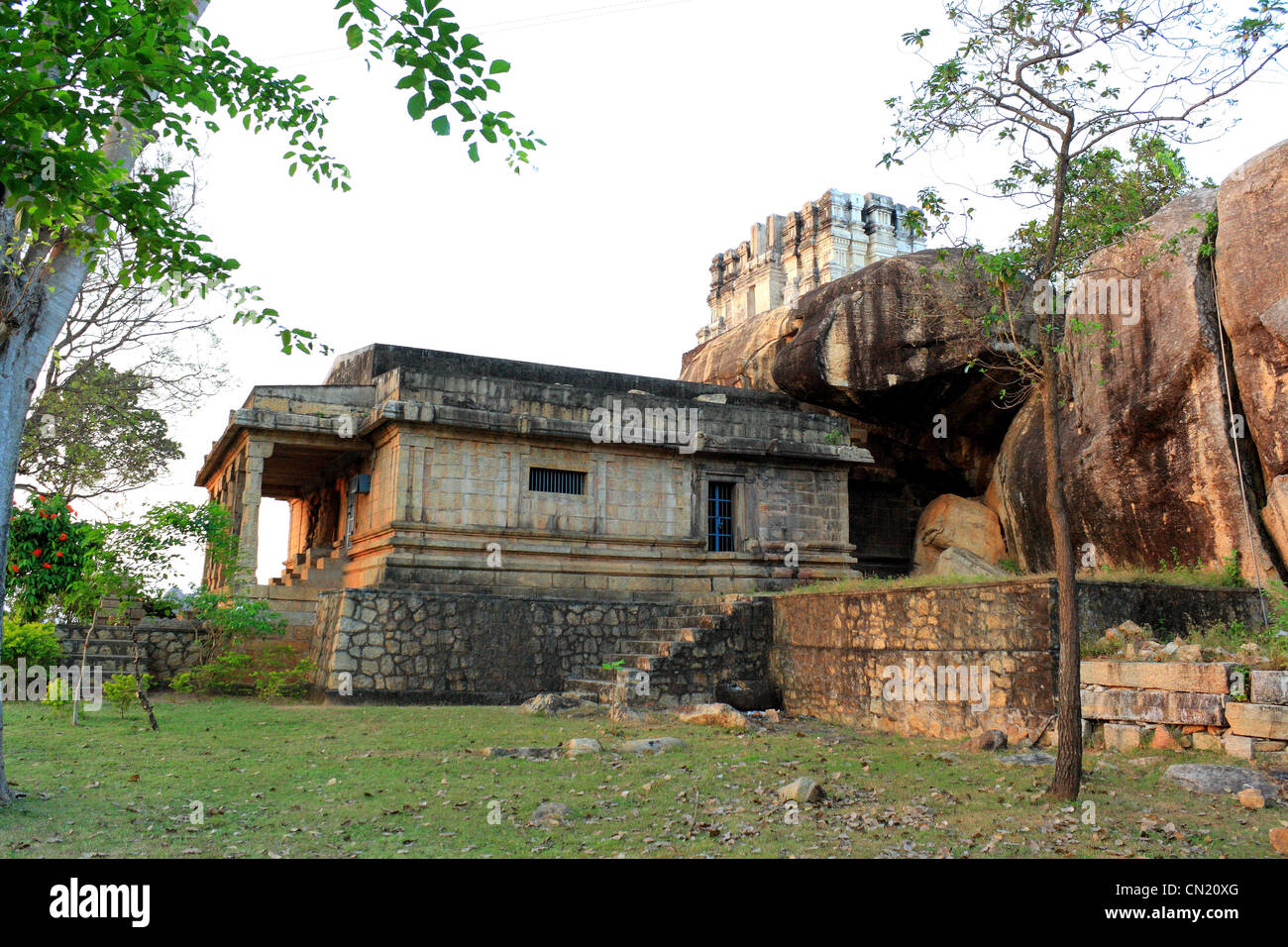 Biglietto Village è situato nel distretto di Kanyakumari, Tamil Nadu, India meridionale. Il tempio è stato uno dei più importanti centri Jaina Foto Stock