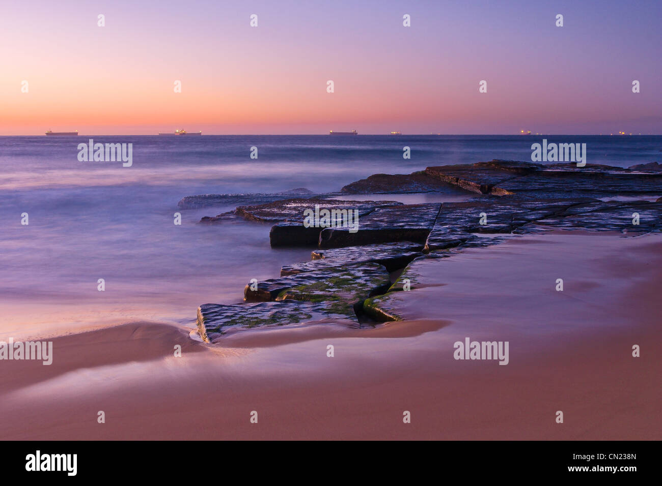 Bar spiaggia - Newcastle, NSW Australia Foto Stock