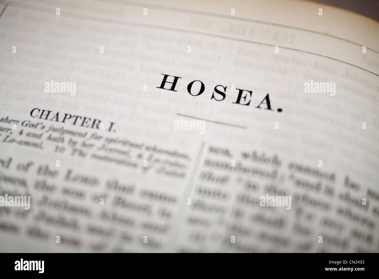 Bibbia di osea immagini e fotografie stock ad alta risoluzione Alamy