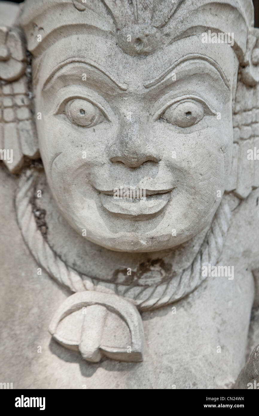 Stone carving Bali Indonesia Foto Stock