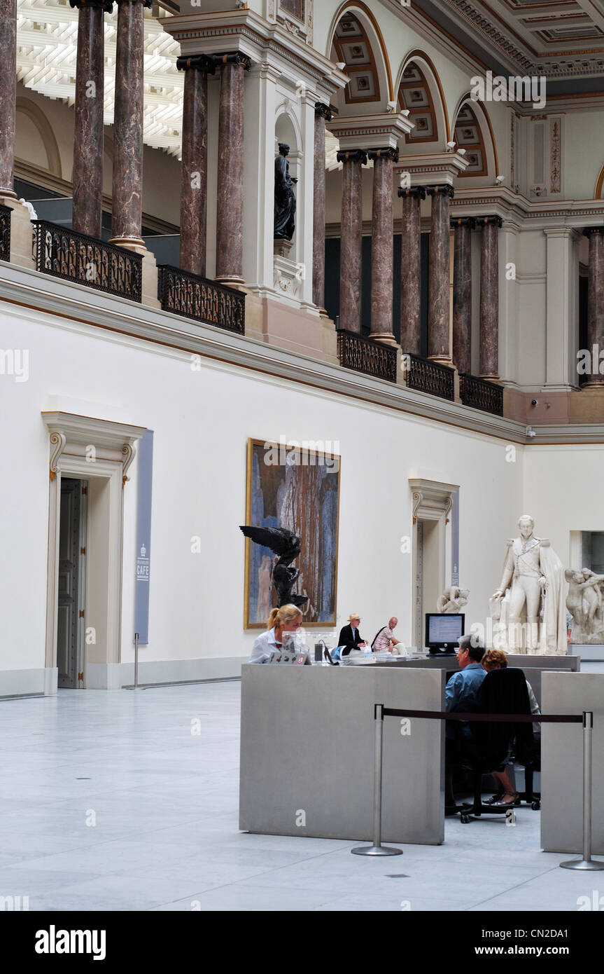 Il Belgio, Bruxelles, il Museo Reale di Belle Arti del Belgio, vista interna Foto Stock