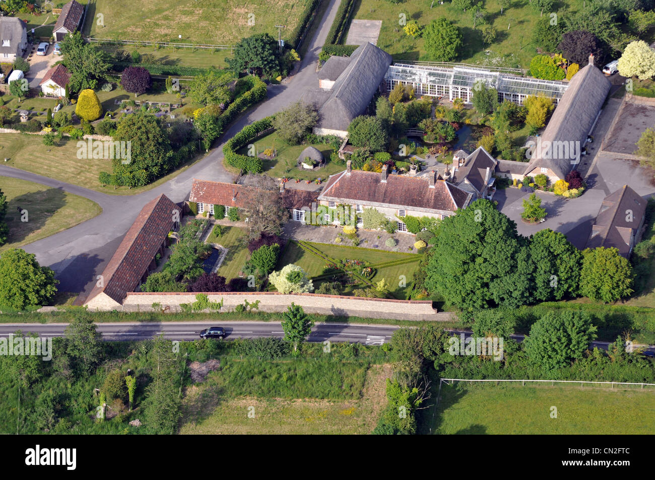 Whitcombe Manor, Whitcombe, Dorset, Gran Bretagna, la casa di top la criminalità internazionale scrittore Minette Walters. Foto Stock