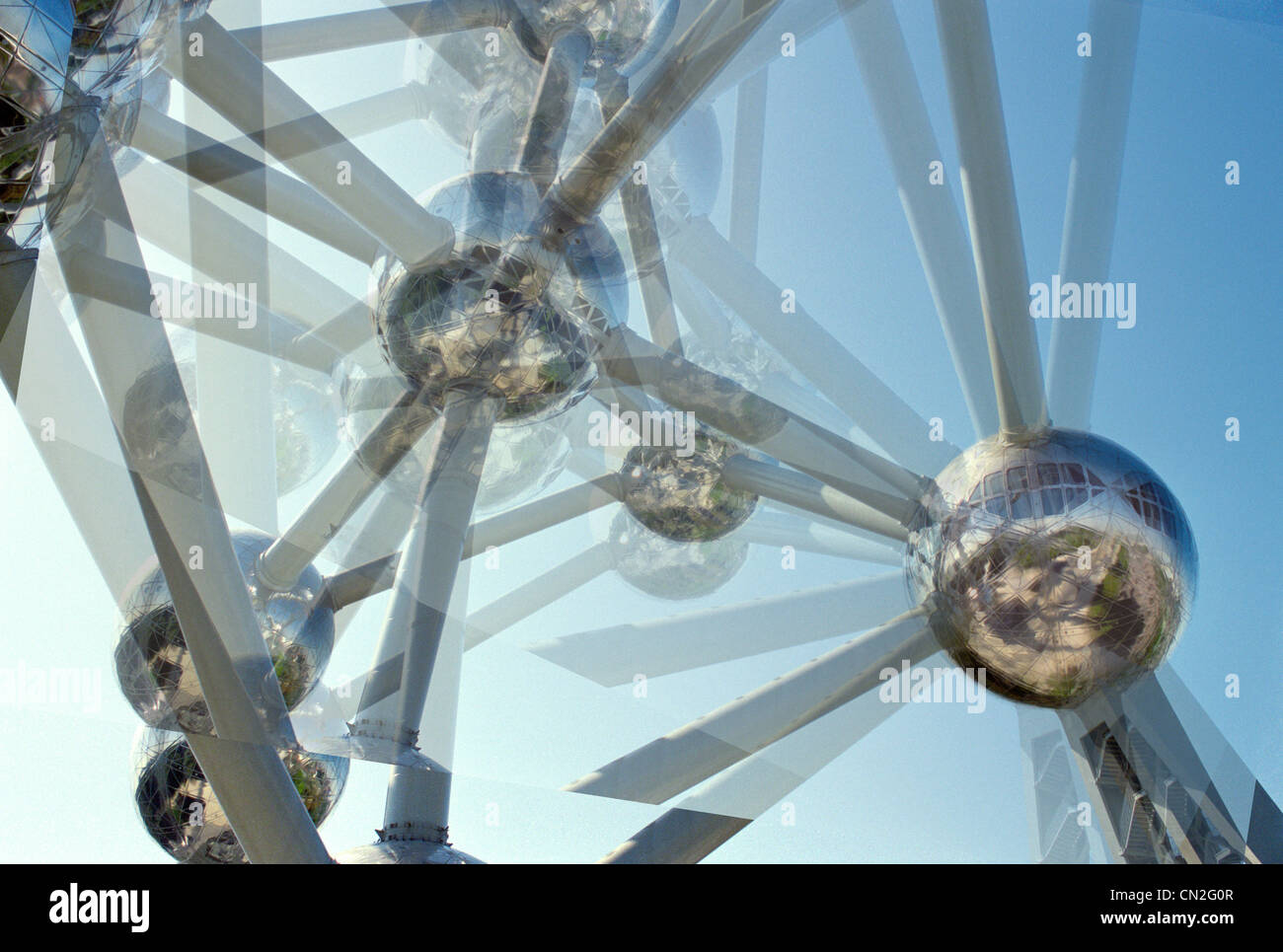 Il Belgio, Bruxelles, Atomium Foto Stock