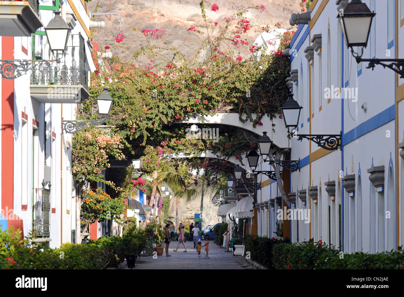 Puerto de Mogán, Puerto de Mogan, Gran Canaria Isole Canarie Foto Stock