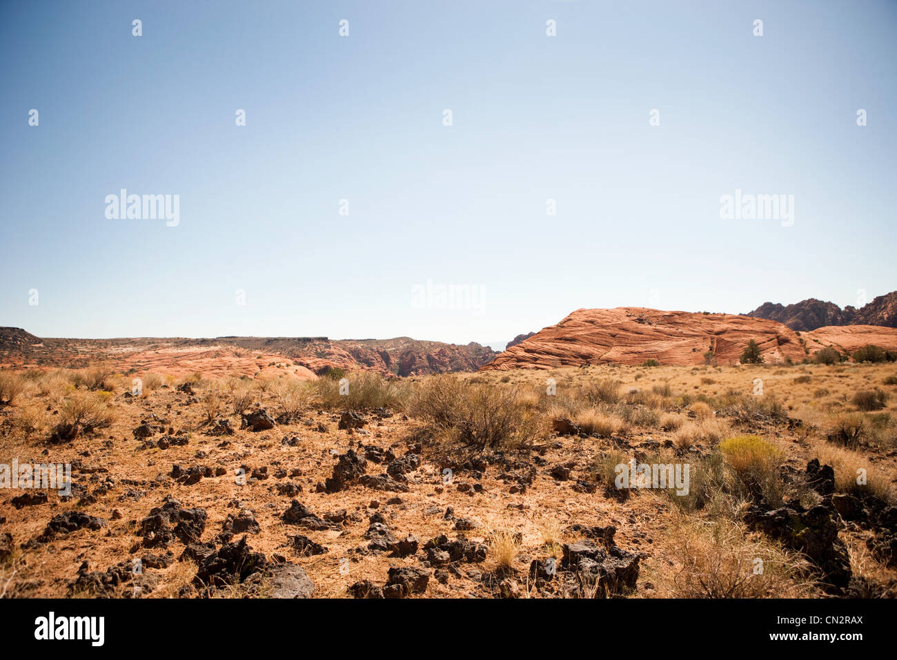 Paesaggio roccioso, Utah, Stati Uniti d'America Foto Stock