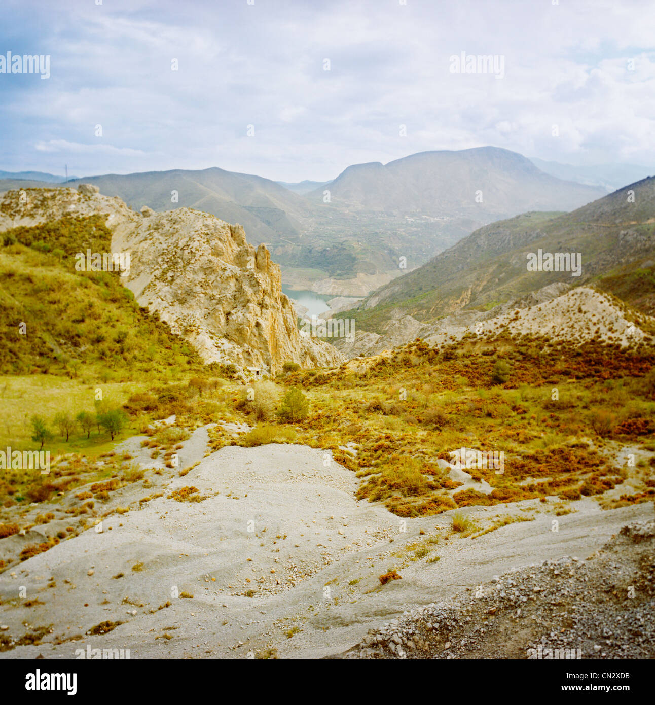 Paesaggio di montagna, Andalusia, Spagna Foto Stock