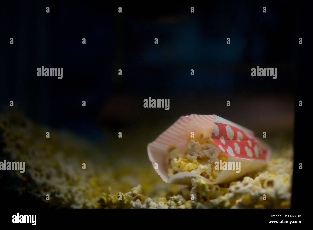 Sacchetto di popcorn Foto Stock