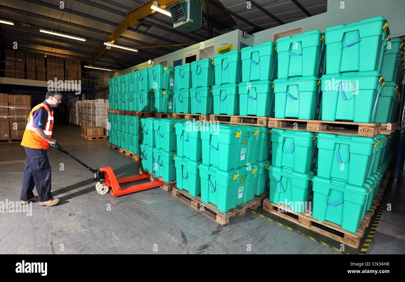 ShelterBox , Shelter Box, Disaster Relief carità ShelterBox Foto Stock