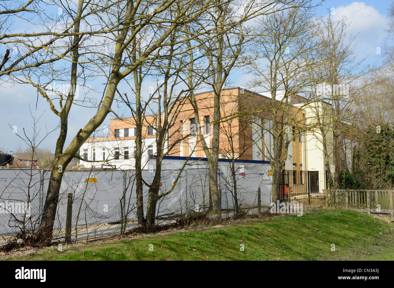 Lavori di costruzione di nuovi Witney ospedale e centro di salute Foto Stock