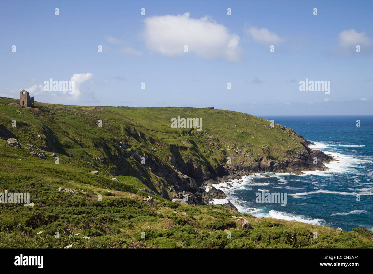 Inghilterra, Cornwall, Cape Cornwall vicino San Giusto Foto Stock