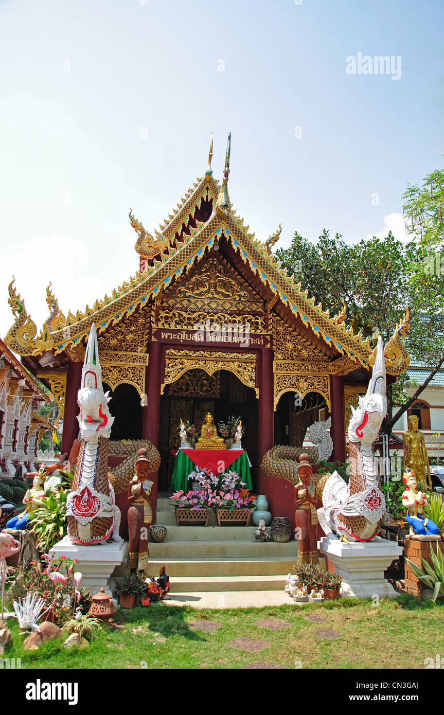 Wat Loi Kroh, Loi Kroh Road, Mueang Chiang Mai e Chiang Mai e Chiang Mai Provincia, Thailandia Foto Stock