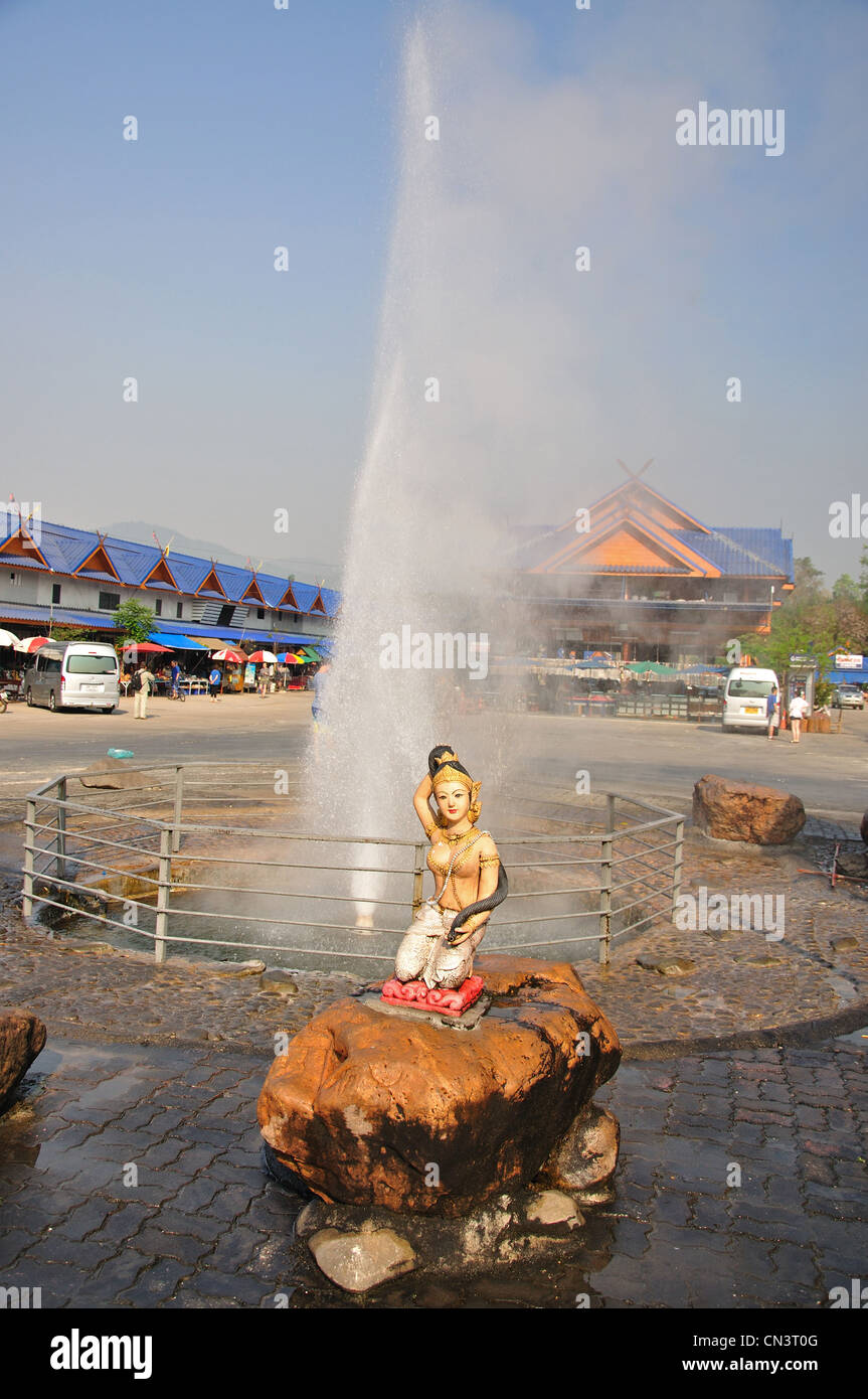 Wieng Pa Pao hot springs a Chiang Rai, provincia di Chiang Rai, Thailandia Foto Stock