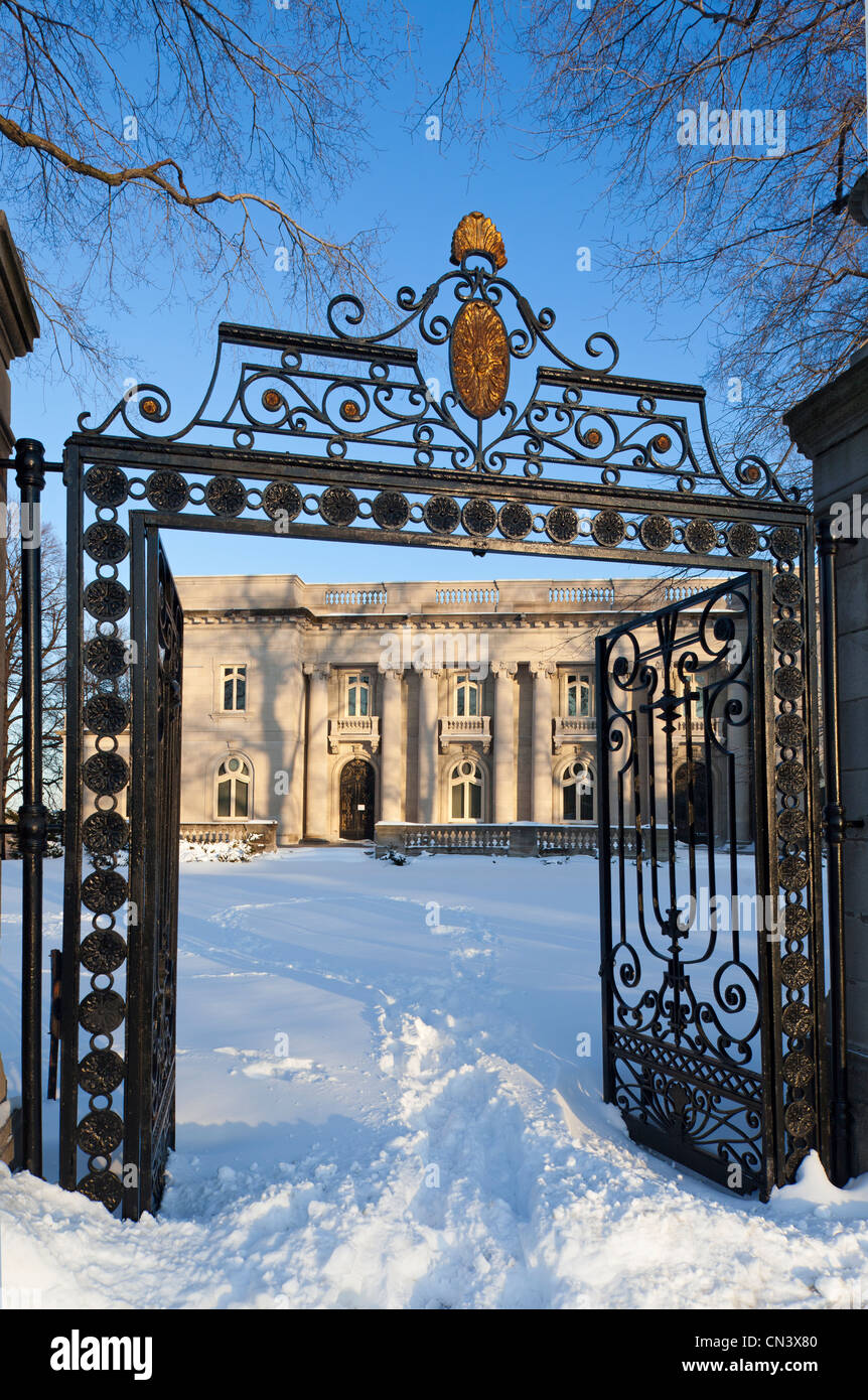 Canada, Provincia di Quebec, Montreal, lo Chateau Dufresne museo dedicato alla conservazione, lo studio e l'influenza della storia Foto Stock
