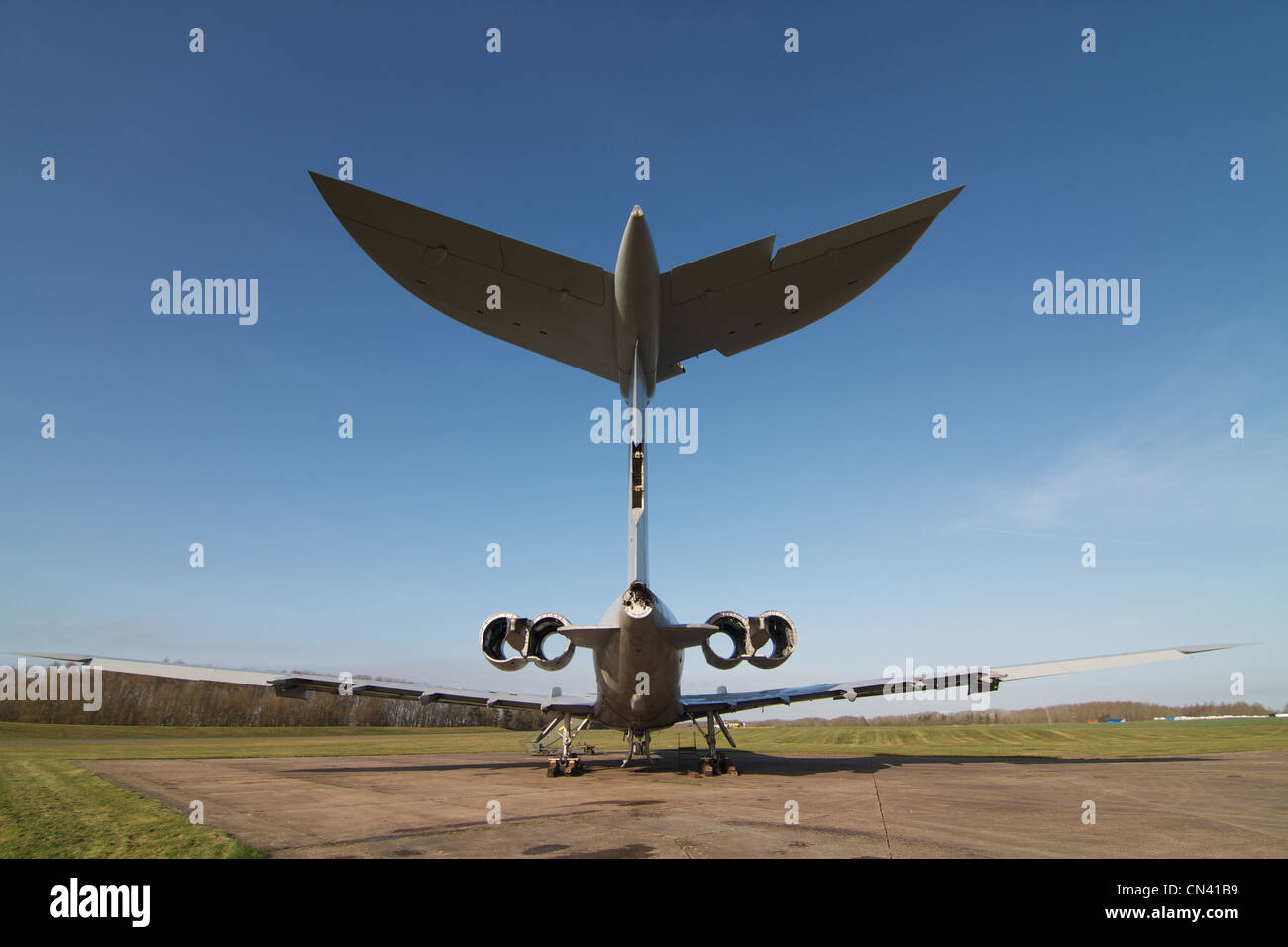 Dismessi ex RAF VC-10 a Bruntingthorpe Proving Ground Foto Stock