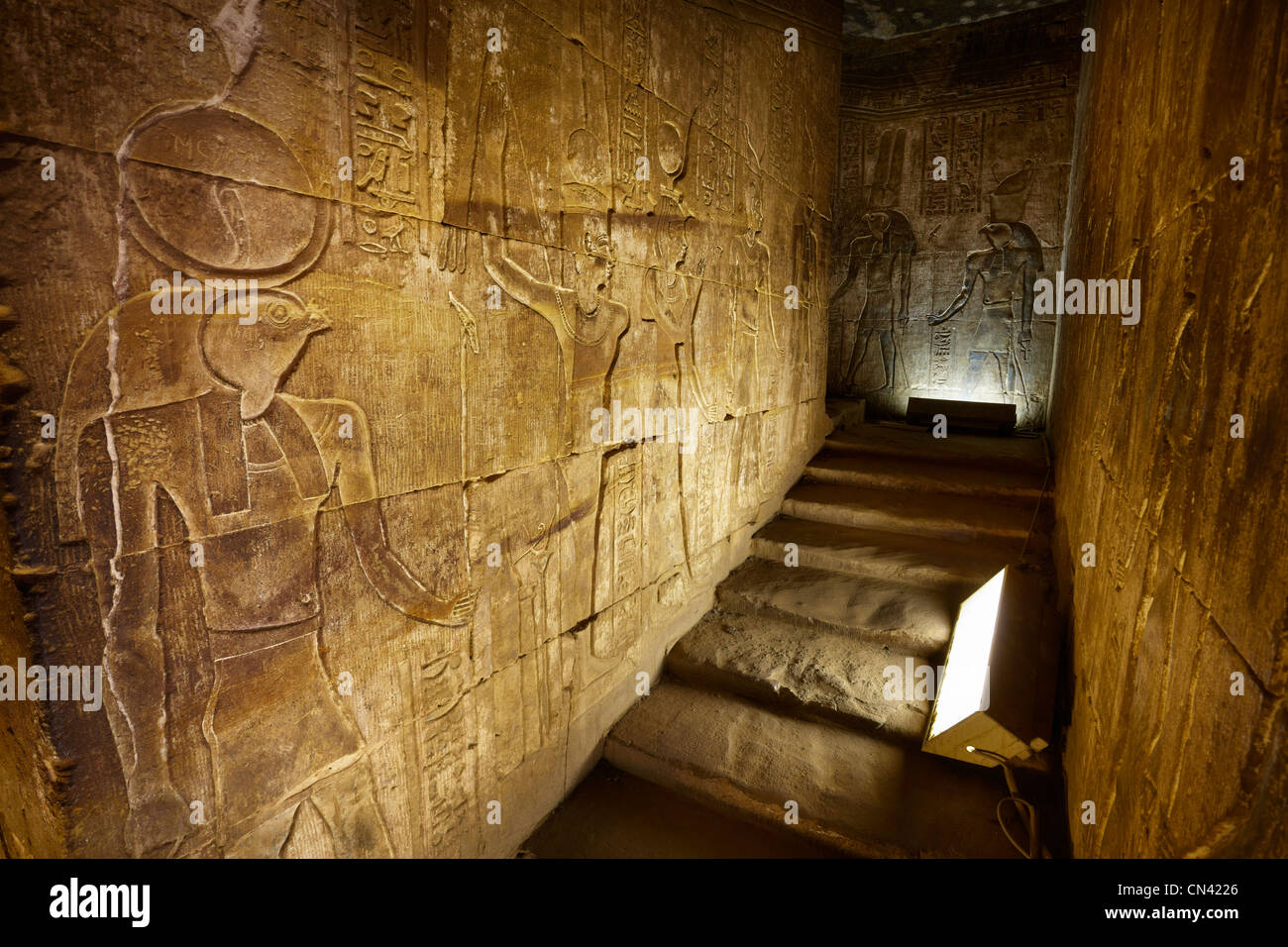 Egitto - di Edfu, il Tempio di Horus Foto Stock