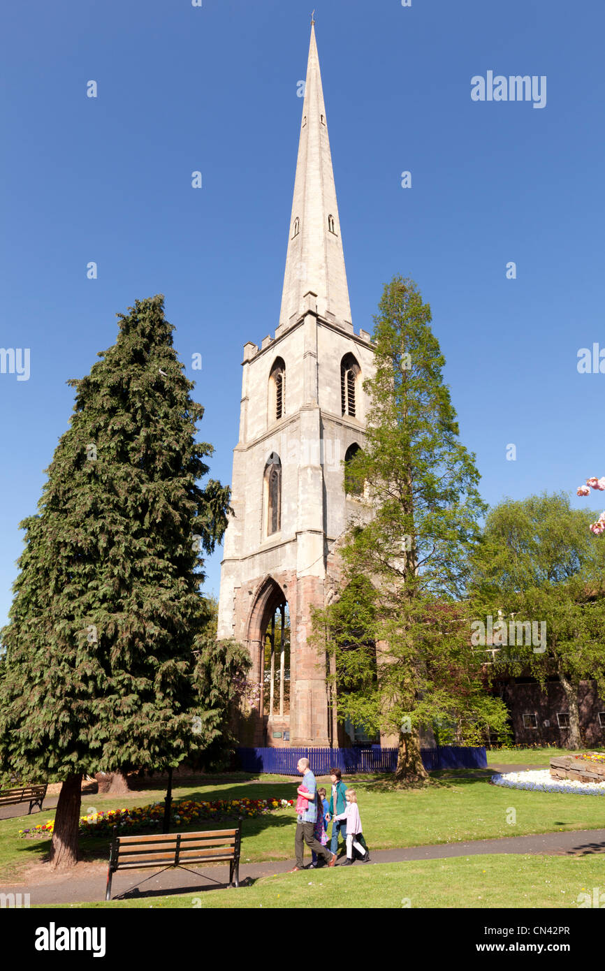Saint Andrew's guglia Worcester Inghilterra Foto Stock
