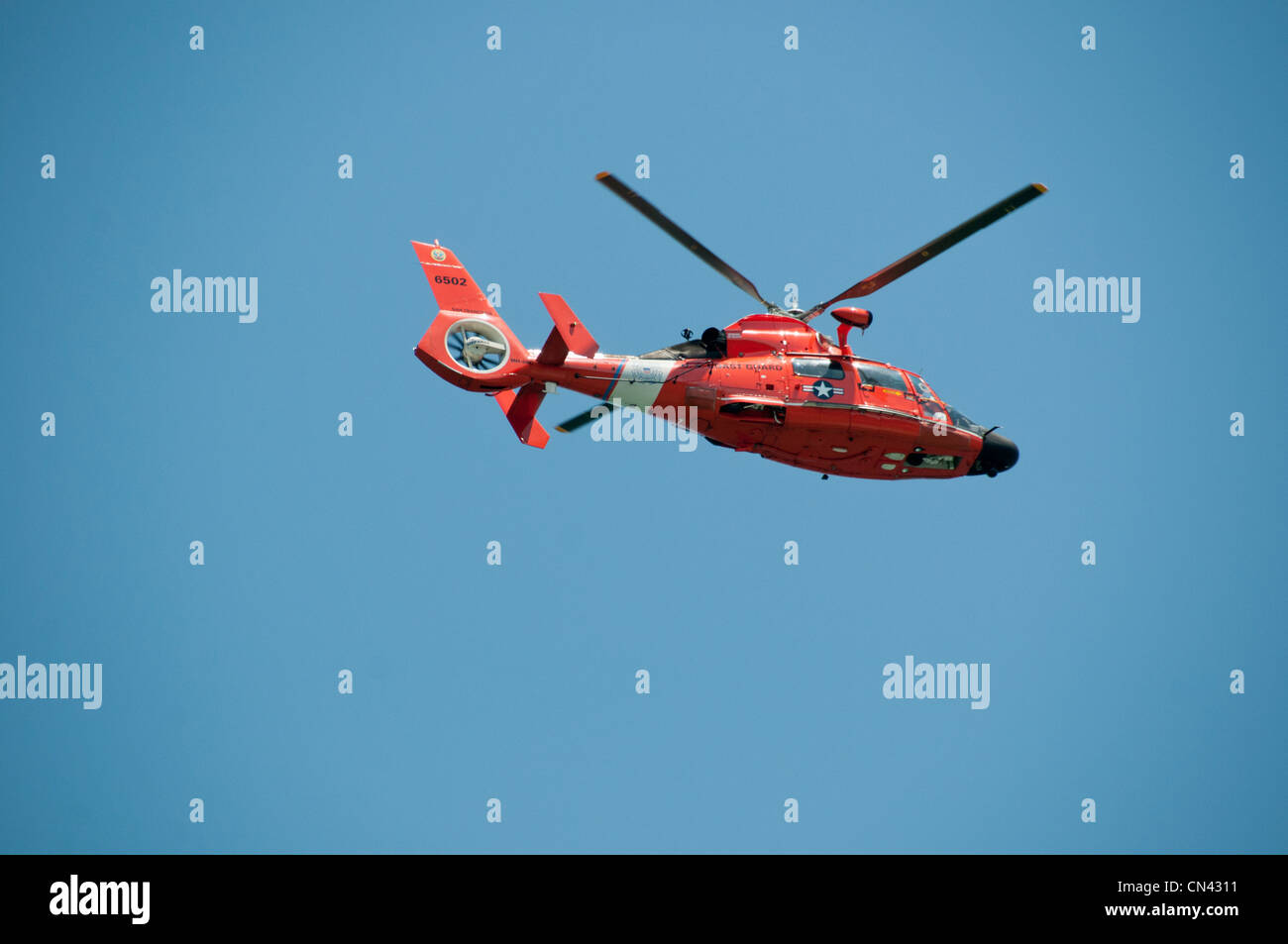 Noi coastgaurd elicottero Foto Stock