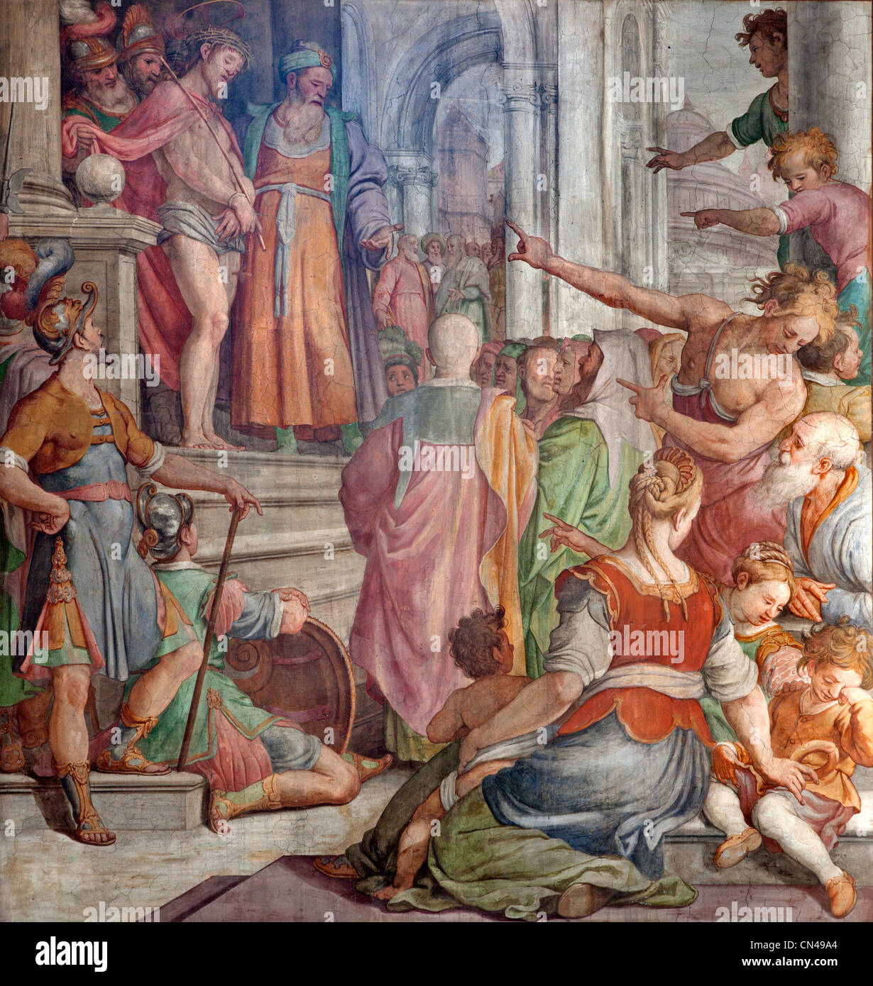 Roma - Gesù Cristo per Pilatus da Santa Prassede chiesa Foto Stock