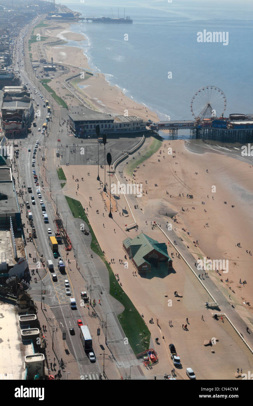 Inghilterra Lancashire Blackpool south shore Foto Stock