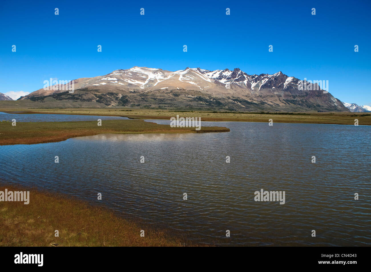 Argentina, Patagonia, Santa Cruz provincia, Perito Moreno national park, lago Mié Foto Stock