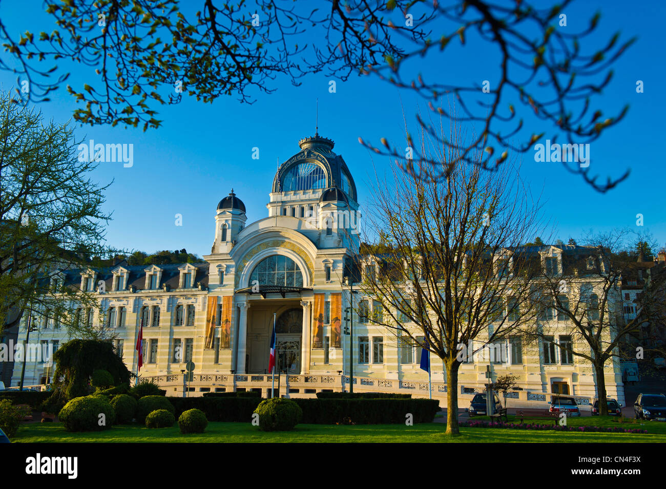 Francia, Haute Savoie, Le Chablais, Evian Les Bains, Le Palais Lumiere Foto Stock