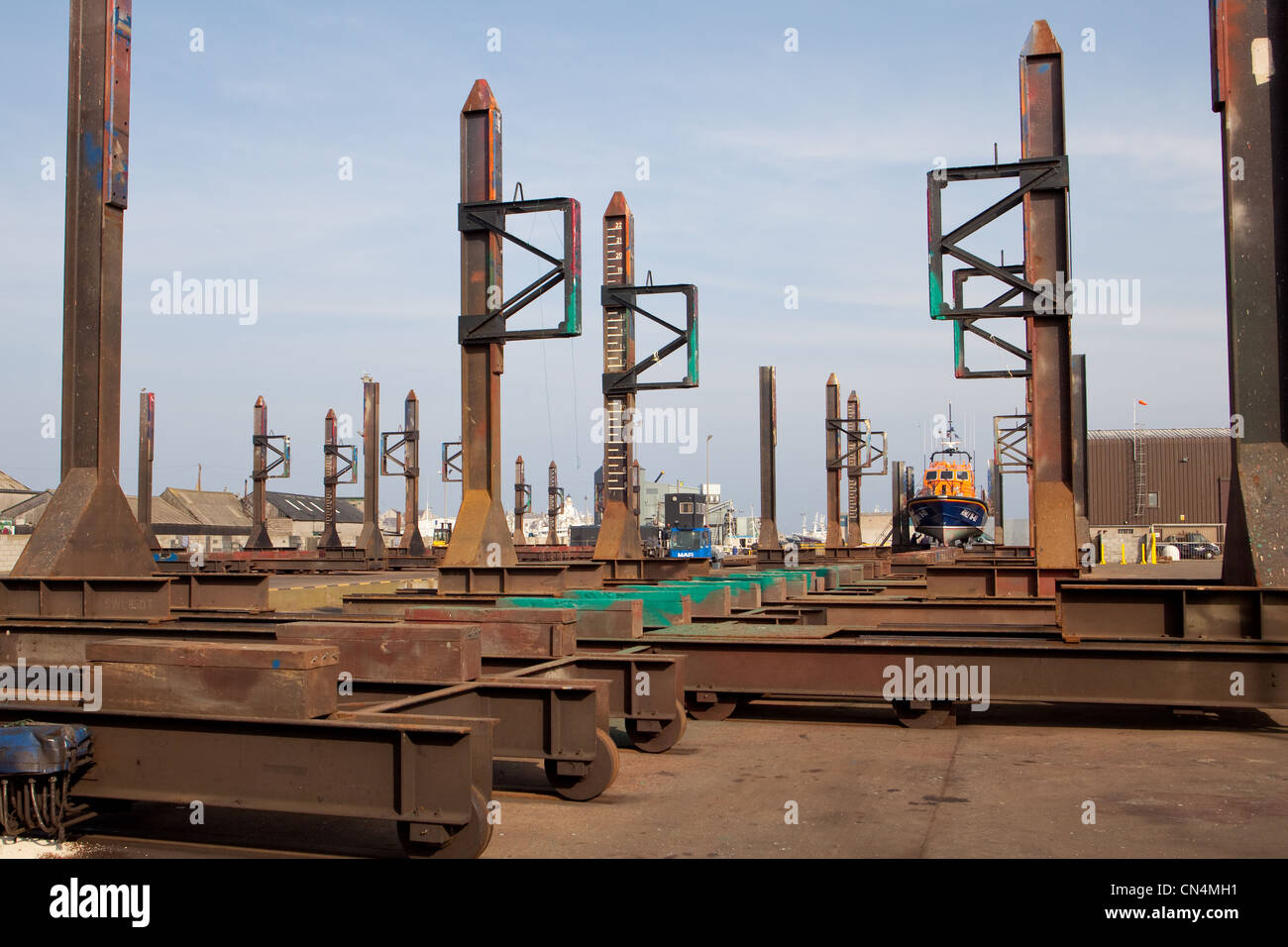 Fraserburgh cantieri di riparazione navale Foto Stock