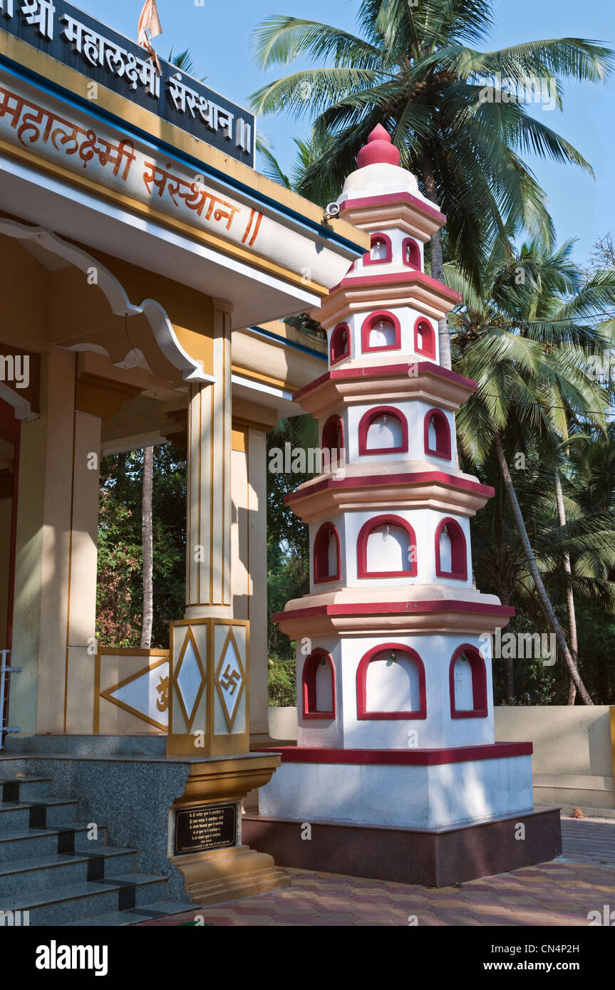 Mahalaxmi tempio indù Colva Goa in India Foto Stock