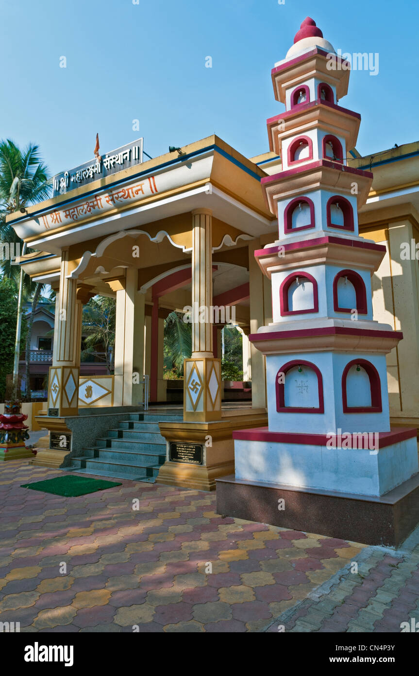 Mahalaxmi tempio indù Colva Goa in India Foto Stock