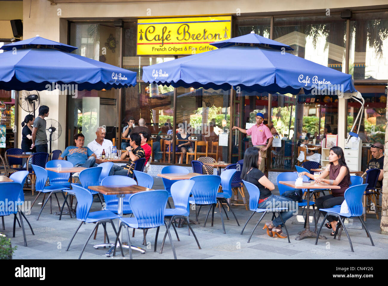 Filippine, isola di Luzon, Manila Makati district, il Greenbelt Mall Foto Stock