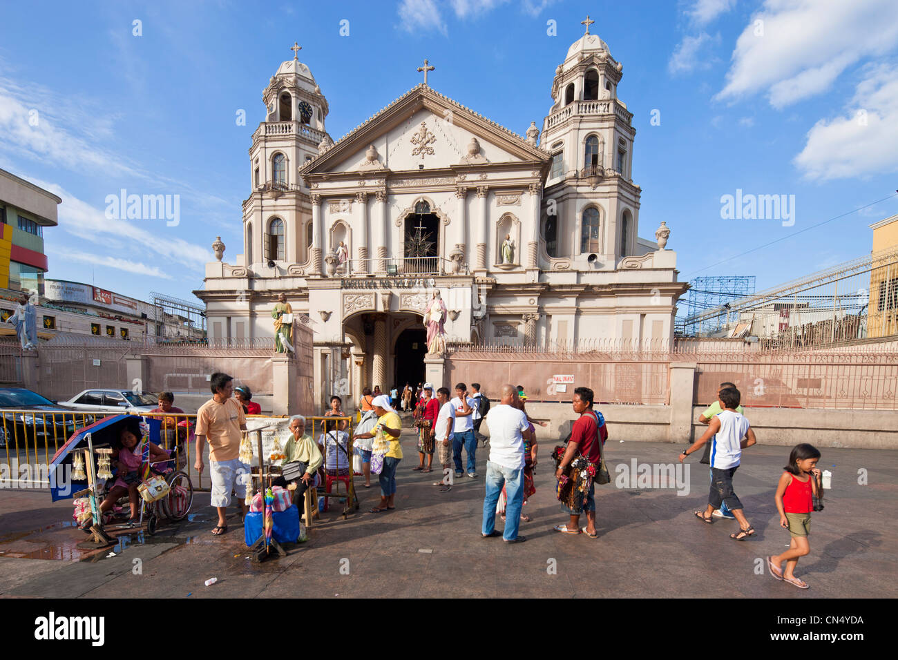 Filippine, isola di Luzon, Manila, Chinatown, chiesa di Quiapo Foto Stock