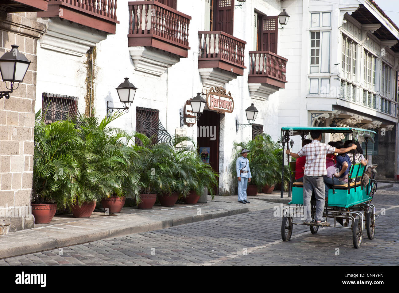 Filippine, isola di Luzon, Manila, Intramuros quartiere storico Foto Stock