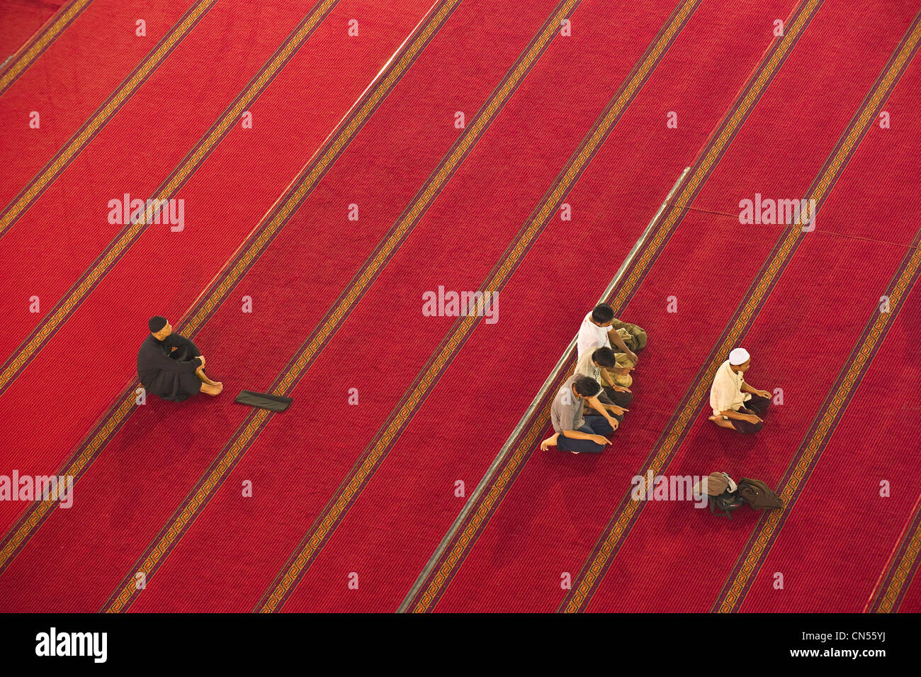 Indonesia, Java, Giacarta, l' Istiqlal o Masjid Istiqlal moschea, la più grande moschea in Asia Foto Stock