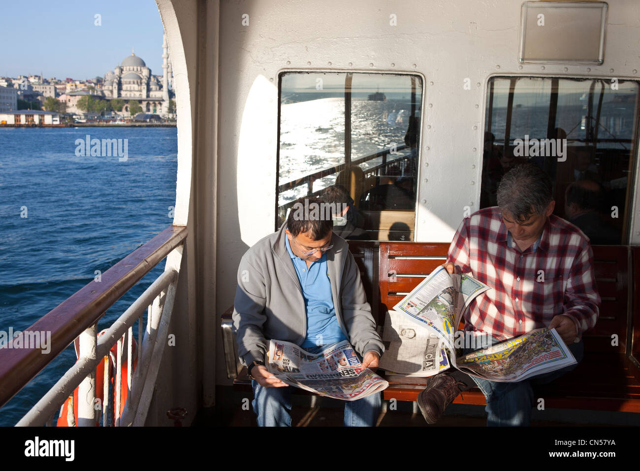 Turchia, Istanbul, traghetto tra Kadikoy ed Eminönü Foto Stock