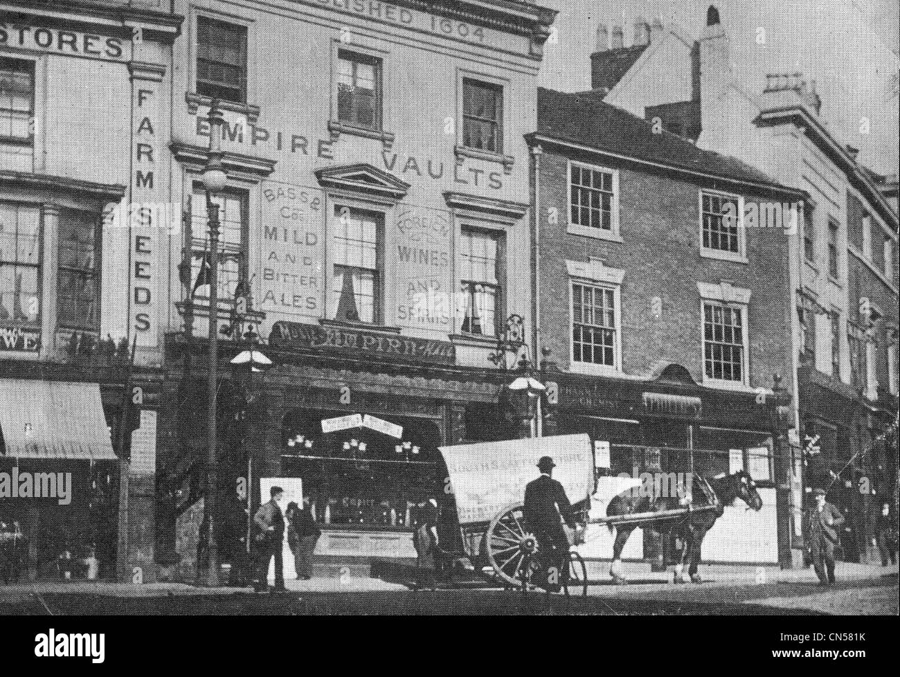 Empire Music Hall, Wolverhampton, c 1890. Foto Stock