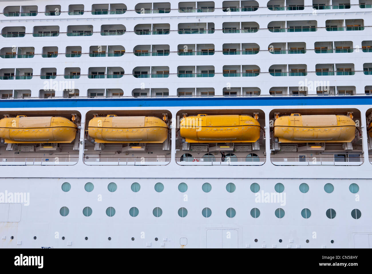 Turchia, Istanbul, una nave da crociera Foto Stock