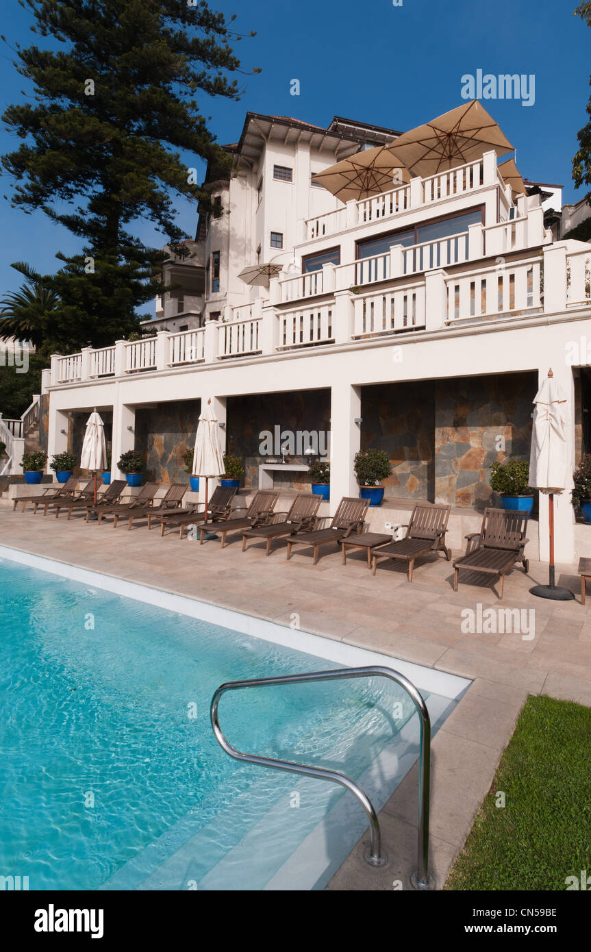 Il Cile, Regione di Valparaiso, Valparaiso Città, centro storico elencati come patrimonio mondiale dall' UNESCO, Cerro Alegre District Hotel Foto Stock