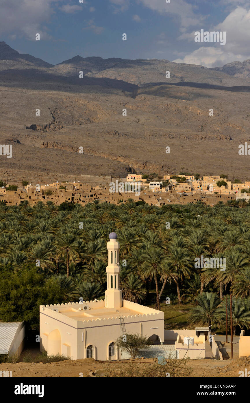 Il sultanato di Oman, Al Dakhiliyah Regione, Western montagne Hajar, Al Hamra Foto Stock