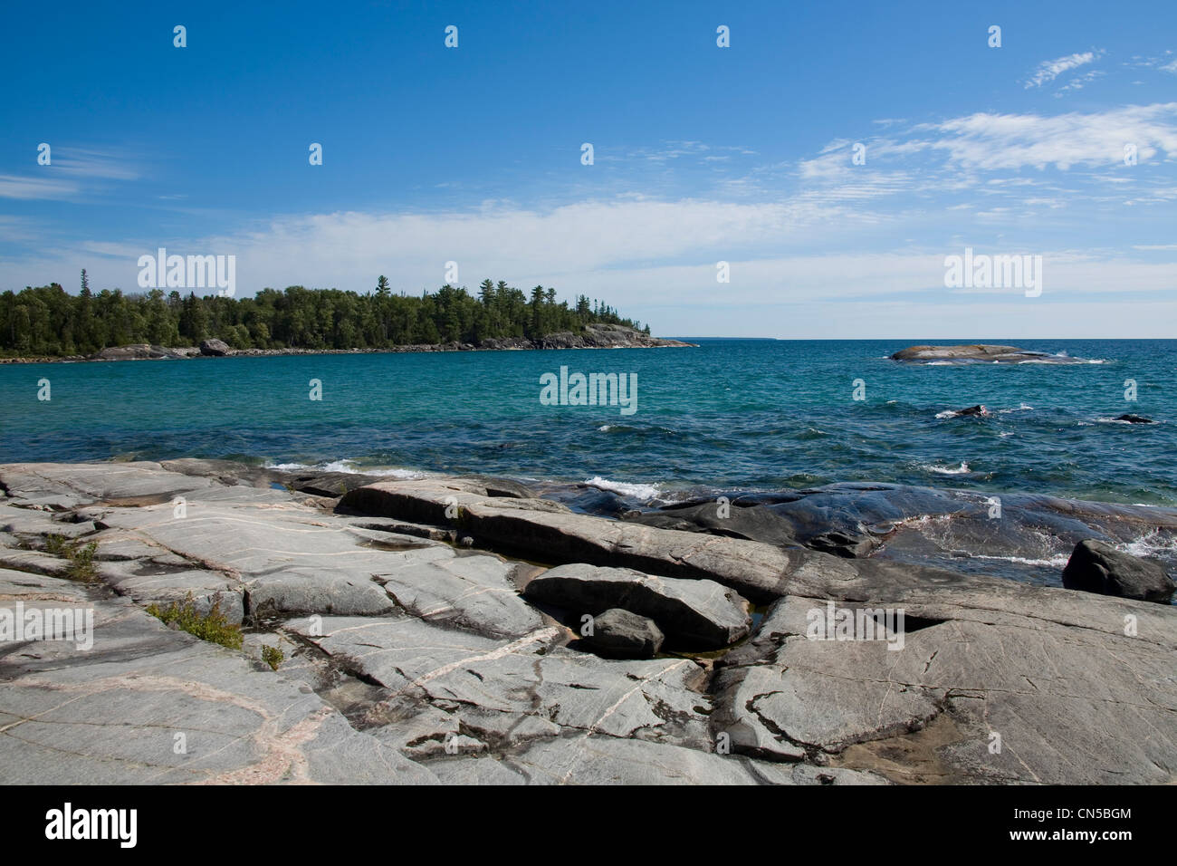 Lago Superior parco provinciale, Ontario Foto Stock