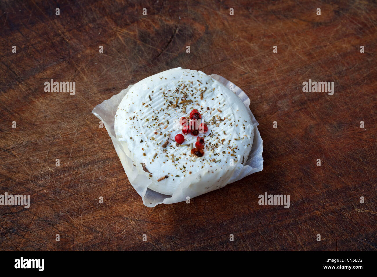 Francia, Bouches du Rhone, formaggio di capra da Alpilles Foto Stock