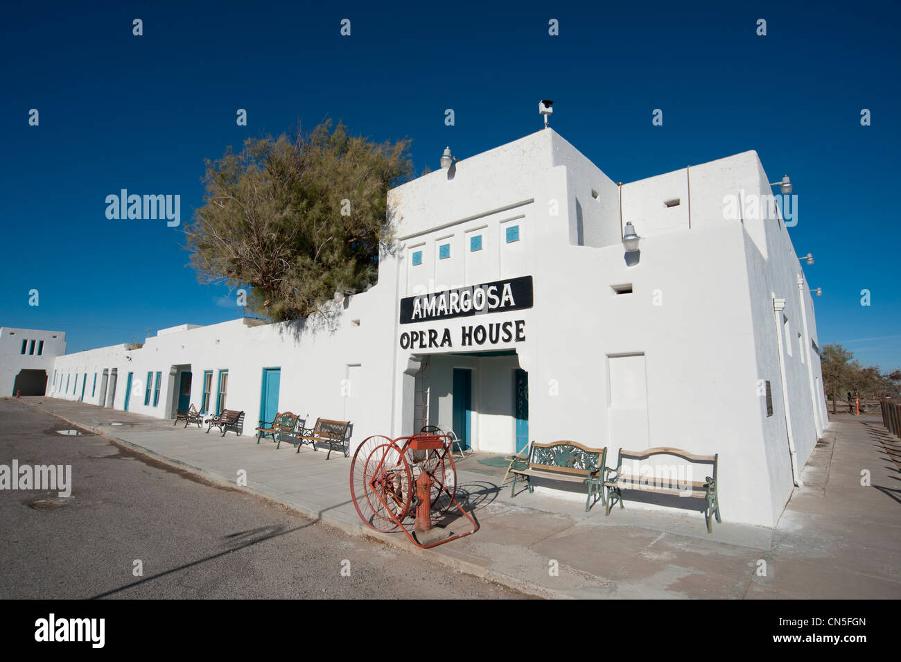 Gli Stati Uniti, California, Death Valley Junction, Amargosa Opera House Foto Stock