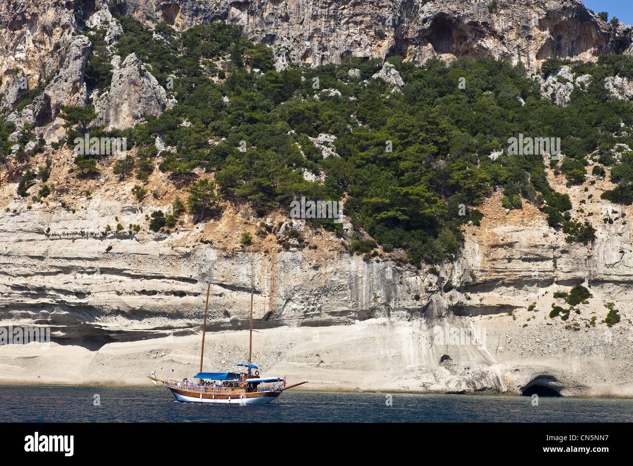 Turchia, regione mediterranea,Costa turchese, Lycia, Riviera Turca, la costa vicino a Kemer Foto Stock