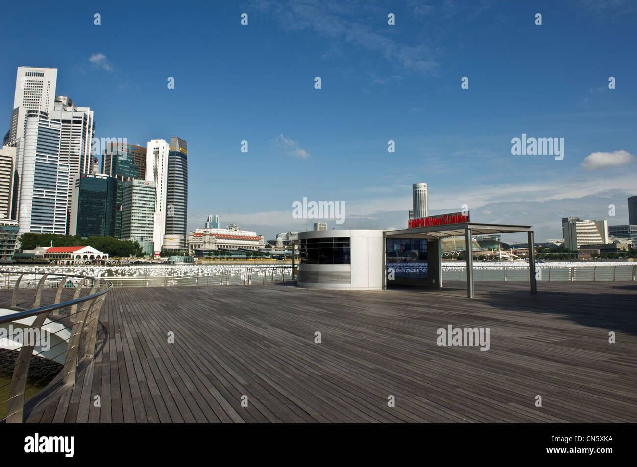 Il Marina Bay Sands, Singapore. Foto Stock