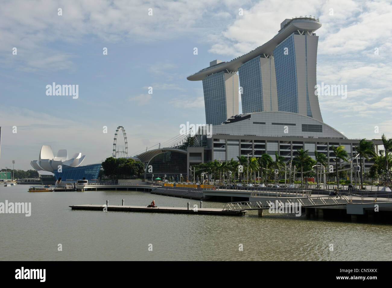 Sands Alberghi, Marina Bay, Singapore. Foto Stock