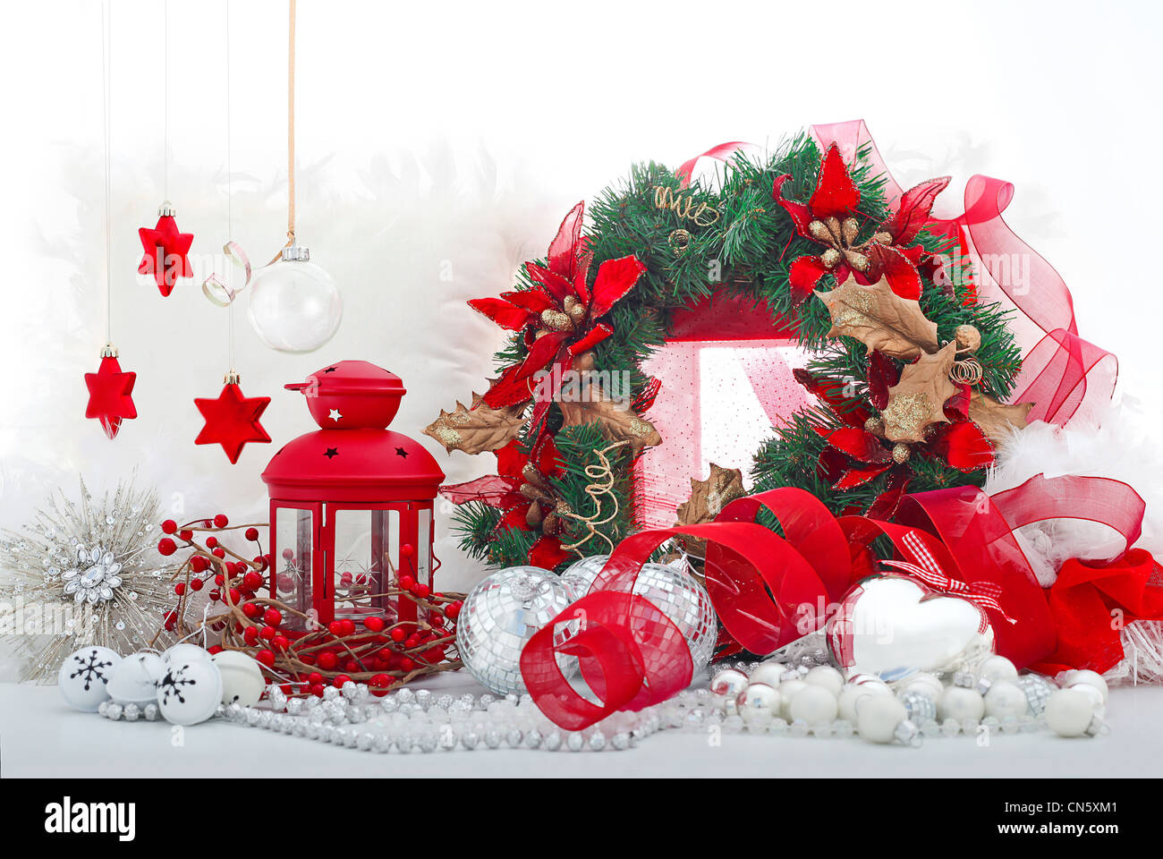 Vacanze di Natale decorazioni Foto Stock