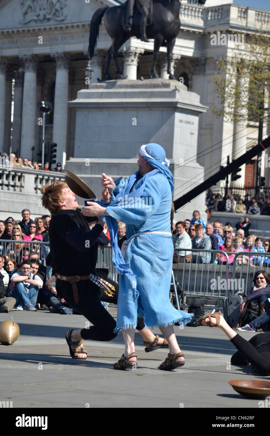 La passione di Gesù - Venerdì Santo, Pasqua, Trafalgar Square , London 2012 Foto Stock