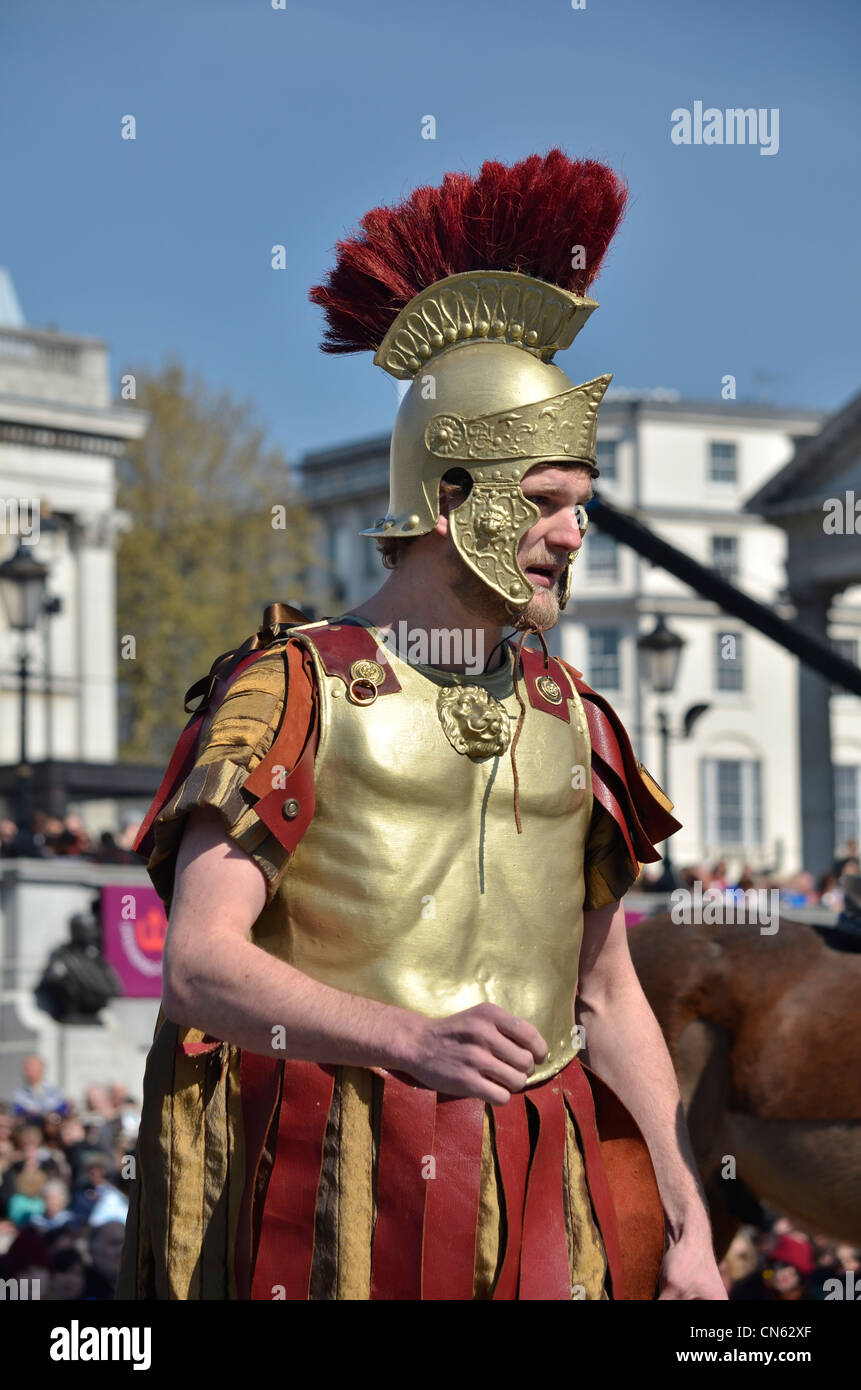 La passione di Gesù - Venerdì Santo, Pasqua, Trafalgar Square , London 2012 Foto Stock