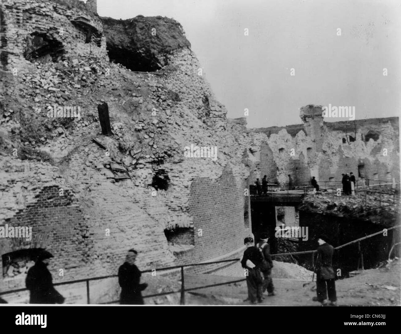 La Polonia durante la seconda guerra mondiale Foto Stock