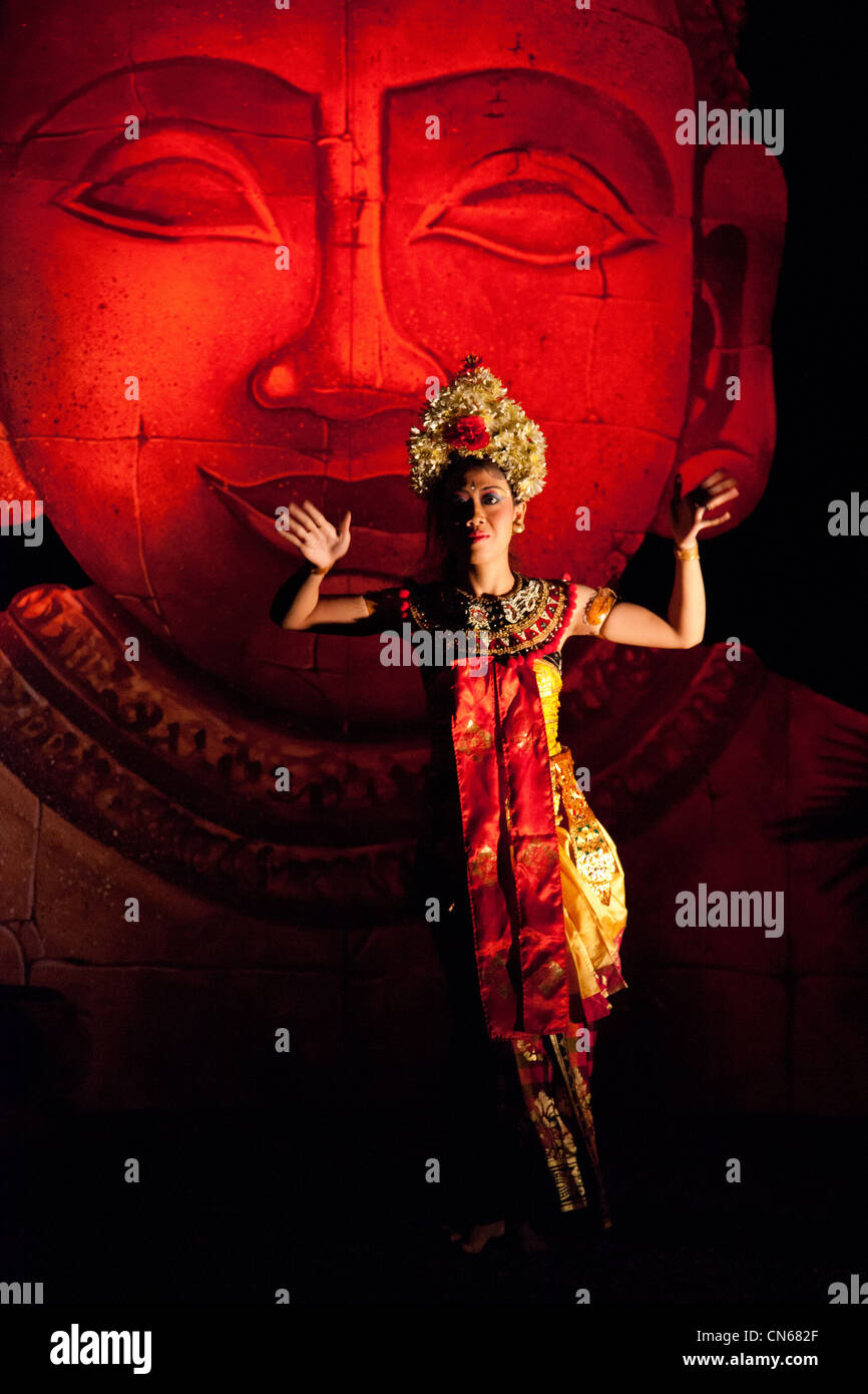 Gli artisti interpreti o esecutori Balinese Bali Indonesia Foto Stock