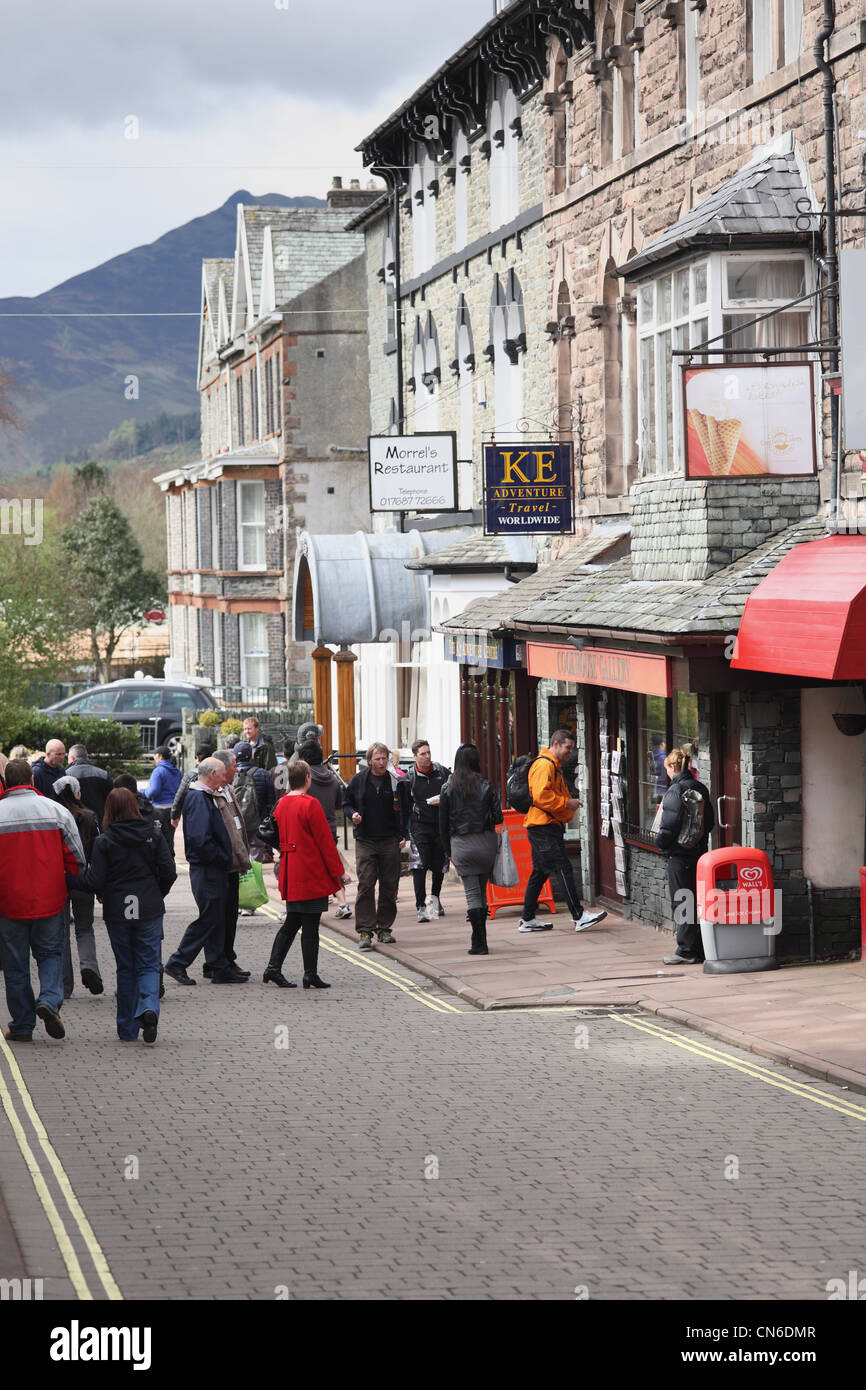 Strada di Keswick Foto Stock